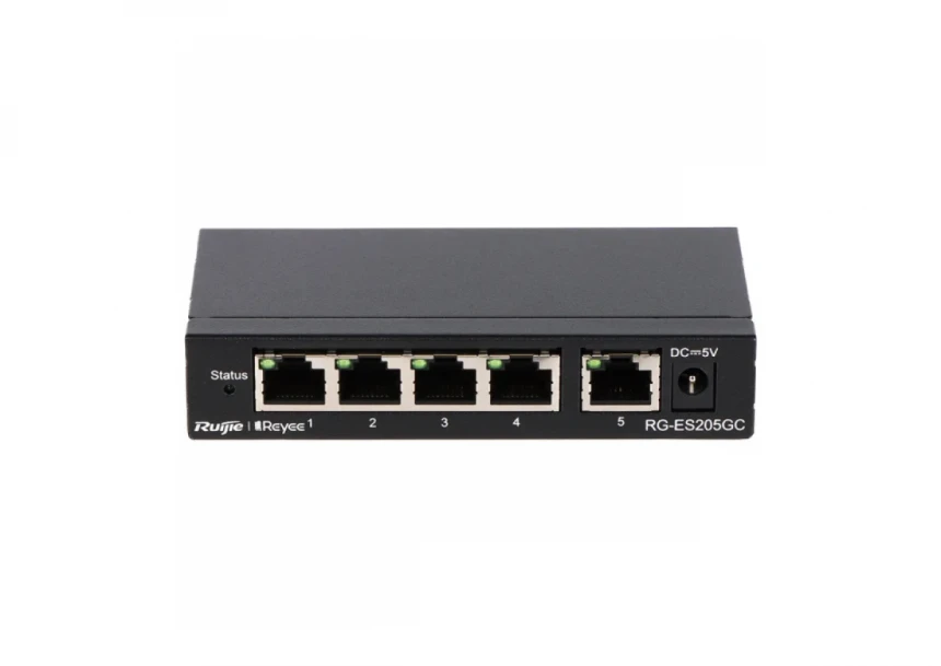 10/100/1000 5-port Reyee RG-ES205GC L2 upravljiv Cloud ...