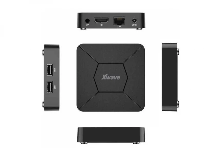 Android TV Box Xwave Q5 4K/2GB RAM/16GB ROM/HDMI/LAN/WiFi/USB