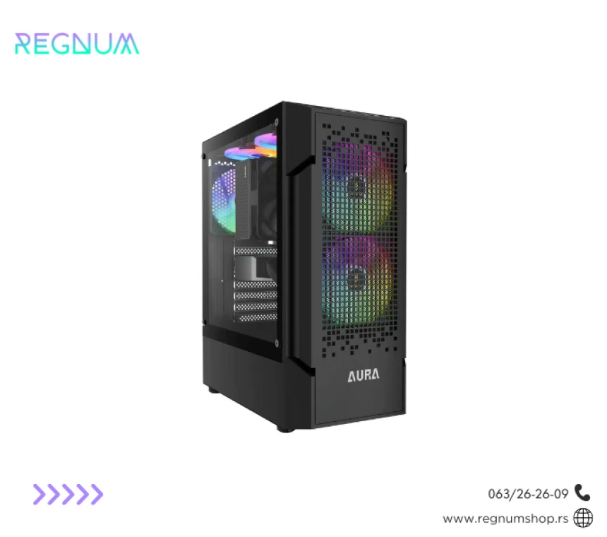 Računar REGNUM Scout  – Intel i3‑12100F / RTX 3050 / 16...