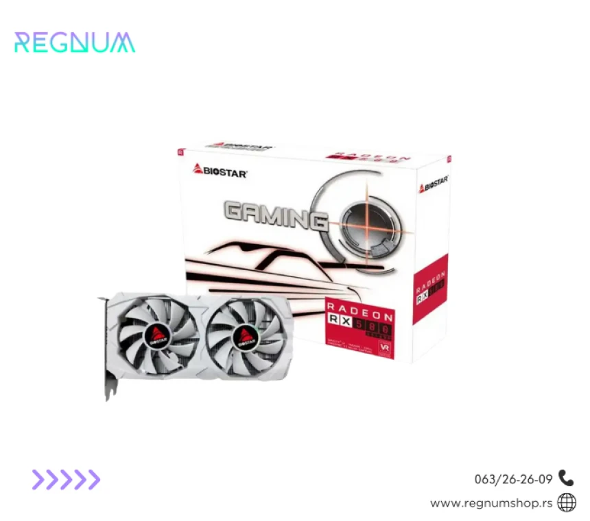 Računar Regnum Shadow – Ryzen 5 5600X / RX 580 / 16GB / 500GB NVMe