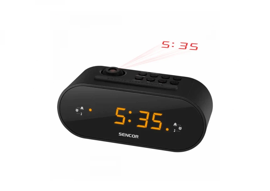 FM radio alarm sa projektorom vremena SENCOR SRC 3100 B...