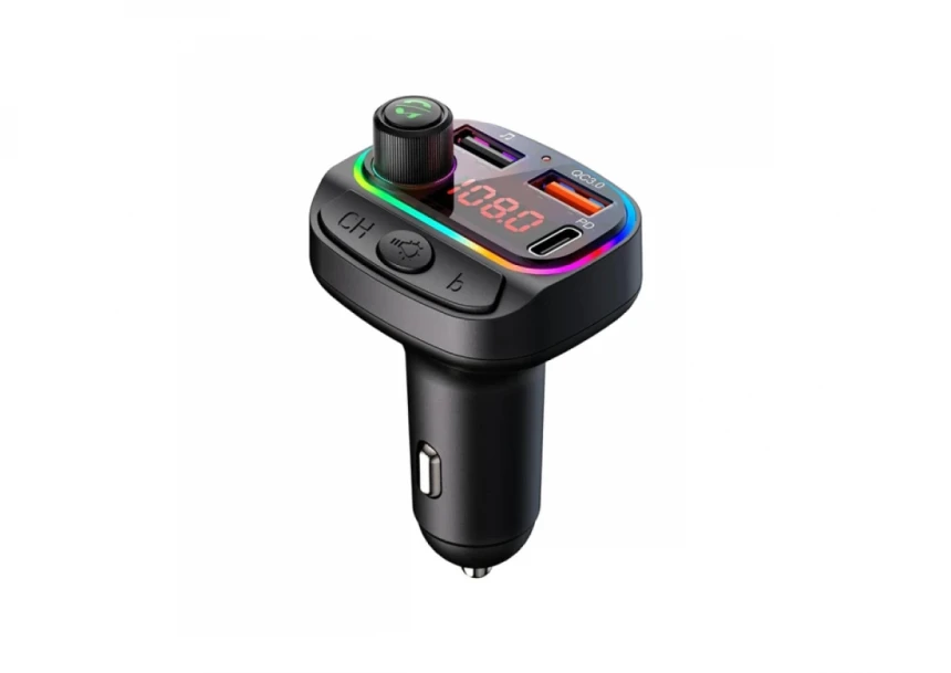 FM Transmiter i punjač Kettz Paya Bluetooth/2xUSB QC3.1...