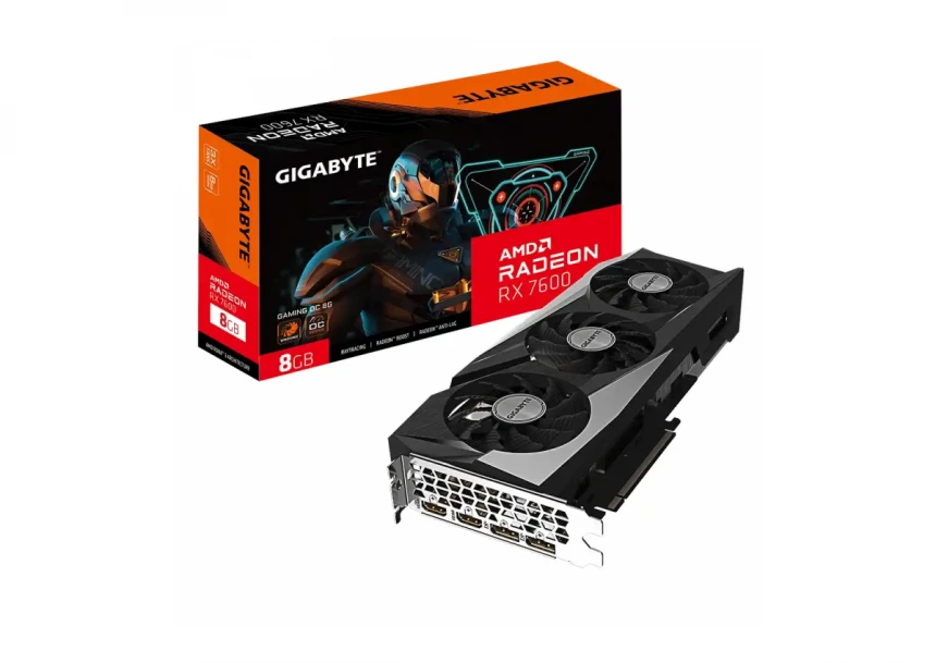 Grafička karta AMD Gigabyte RX 7600 GAMING OC 8GB GV-R7...
