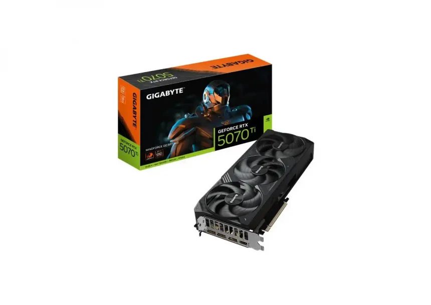 Graficka karta Gigabyte GeForce RTX 5070 Ti WINDFORCE O...