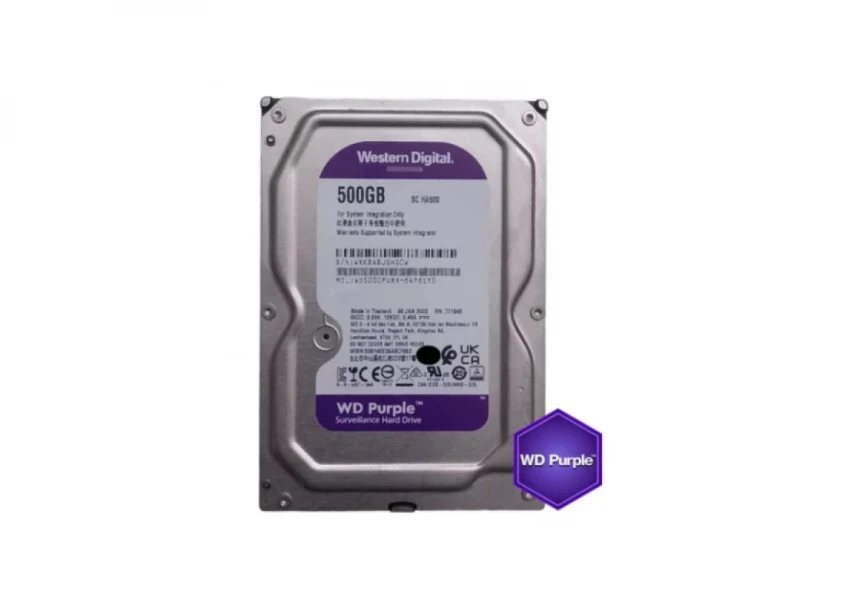 Hard disk 500GB SATA3 Western Digital 16MB WD5000PURX P...