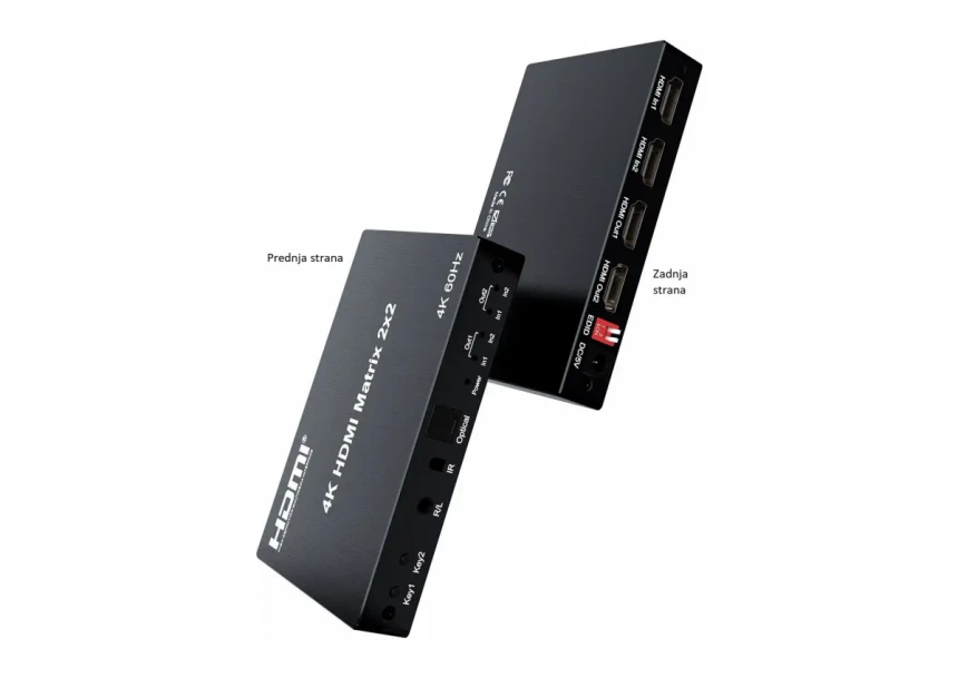 HDMI swich 4K Matrix 2x2 Kettz HM-K252 60Hz