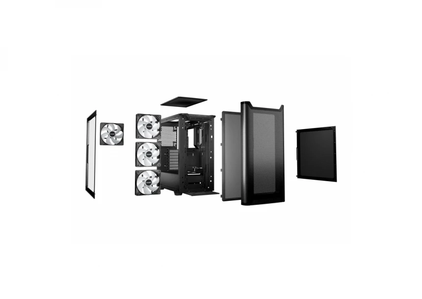 Kućište Be Quiet Pure Base 501 LX Black Window BGW76