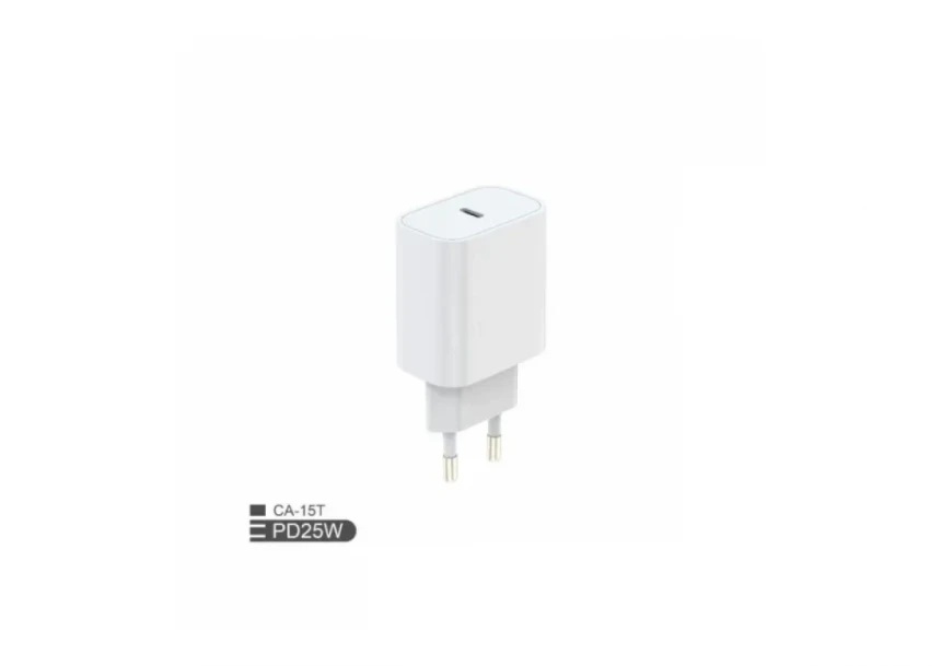 Kućni punjač Fulmova Gan PD 25W sa USB-C kablom beli