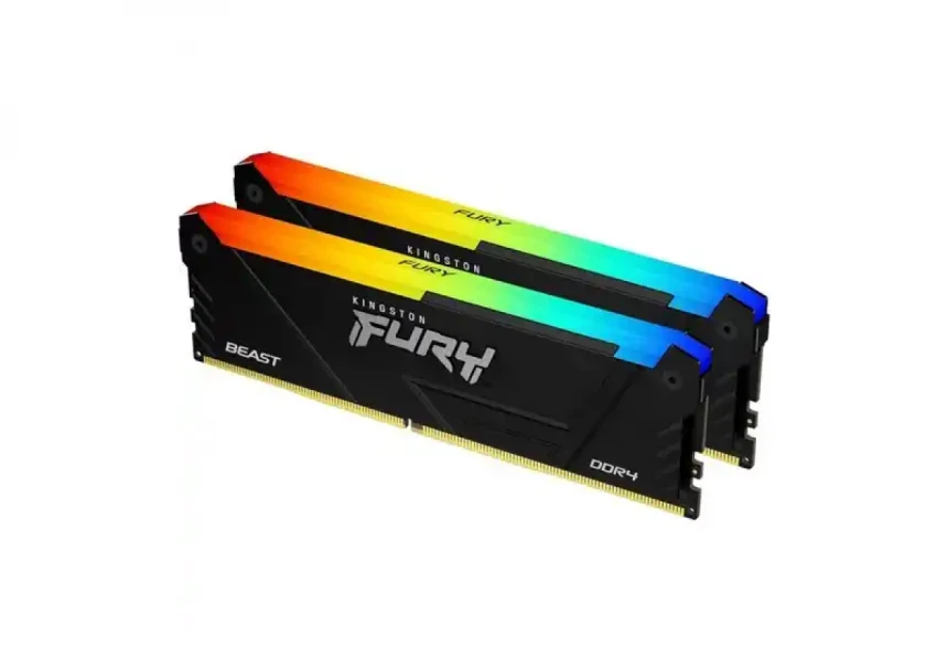 Memorija DDR4 32GB 3200MHz Kingston Fury Beast RGB  KF4...