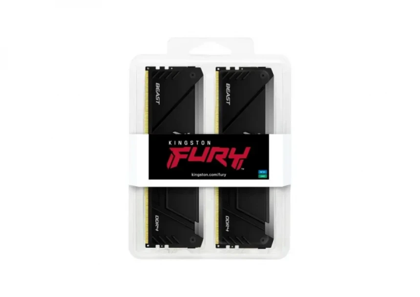Memorija DDR4 64GB(2x16GB) 3200MHz Kingston Beast RGB KF432C16BB2AK2/64 Fury