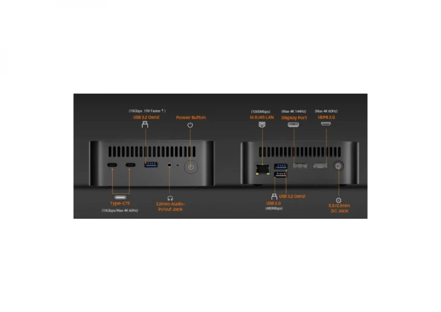 Mini PC Blackview MP100 R5-7430U/16GB/NVMe 512GB/Win11 Pro