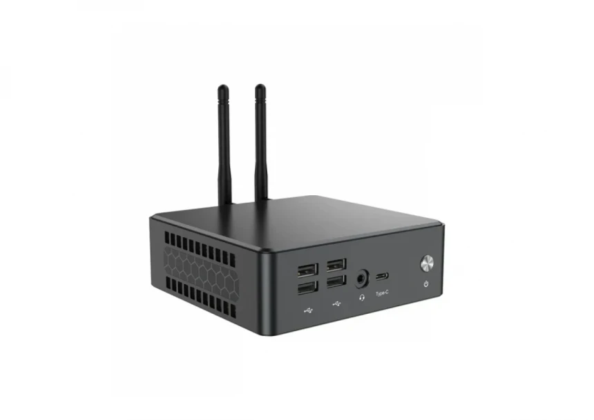 Mini PC Zeus MPI12 Intel i5-1235U 10C 4.4 GHz/DDR4 16GB/m.2 500GB/LAN/Dual WiFi/BT/HDMI/DP/Tip C