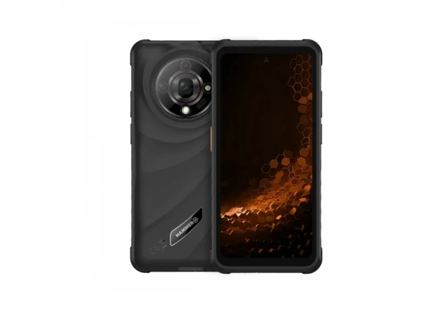 Mobilni telefon Hammer IRON 6 5G 8GB/256GB Black IP69K