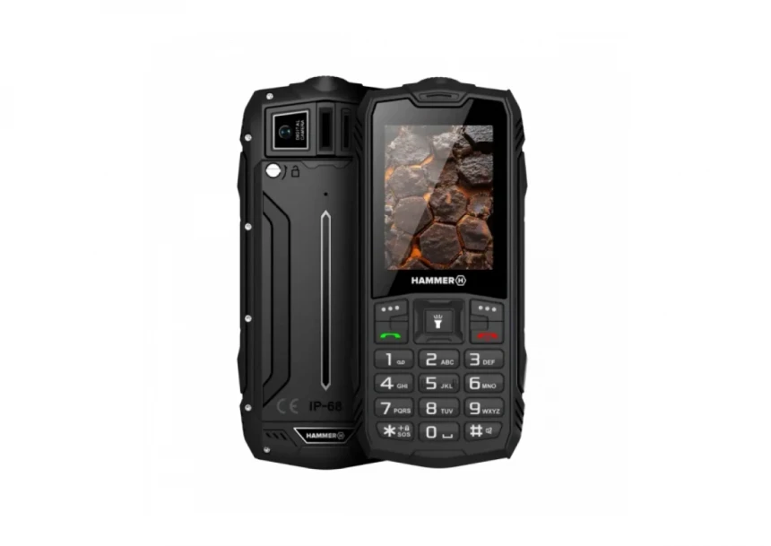 Mobilni telefon Hammer ROCK LTE Black IP68