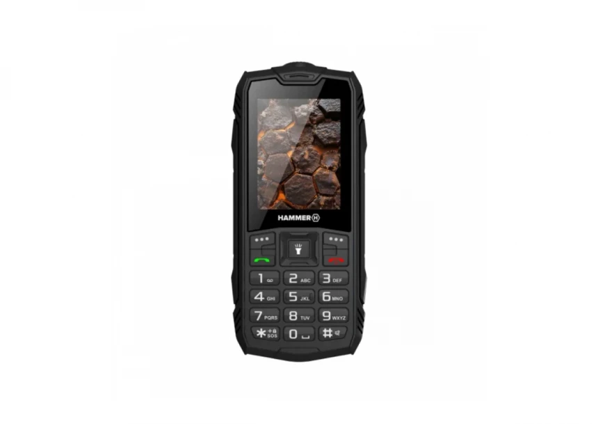 Mobilni telefon Hammer ROCK LTE Black IP68