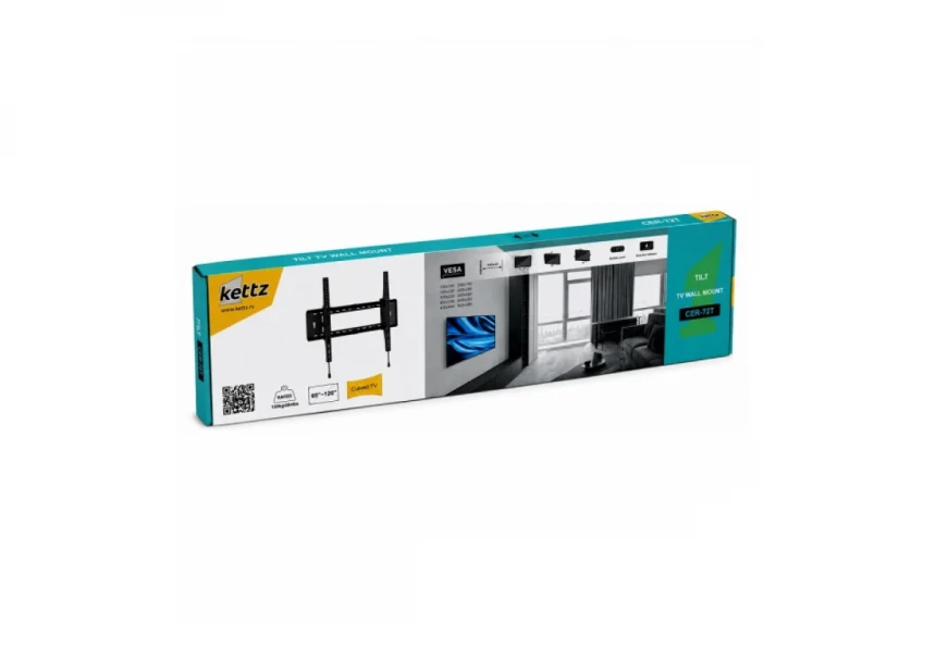 Nosač za TV Kettz CER-72T 65-120/vesa max 900x600/120kg/premium/podesivi