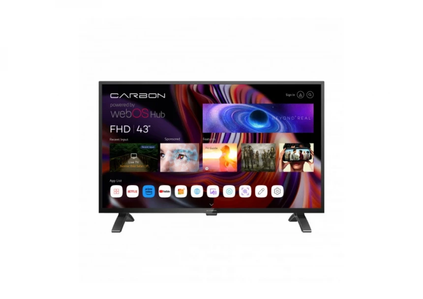 SMART LED TV 43 Carbon 43FHDSW 1920x1080/FHD/DVB-T2/Blu...