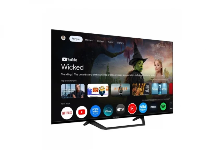 Smart LED TV 43 Tesla 43E655BFS 1920x1080/FHD/DVB-T2/Bluetooth/WiFi/Frameless/GoogleTV
