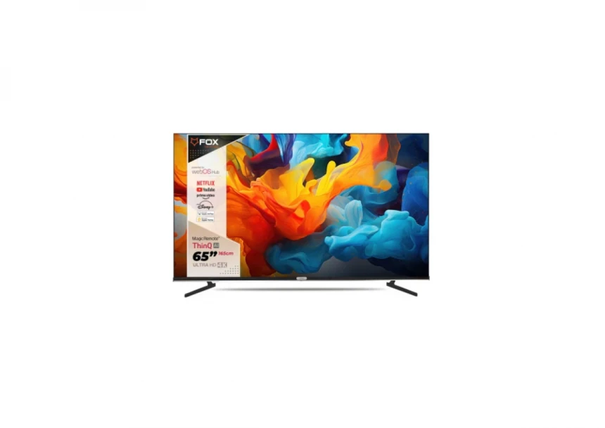 SMART LED TV 65 FOX 65WOS626D 3840x2160/4K/UHD/ATV/DTV-...