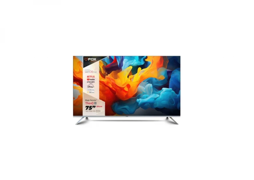 SMART LED TV 75 FOX 75WOS626D 3840x2160/UHD/4K/ATV/DTV-...