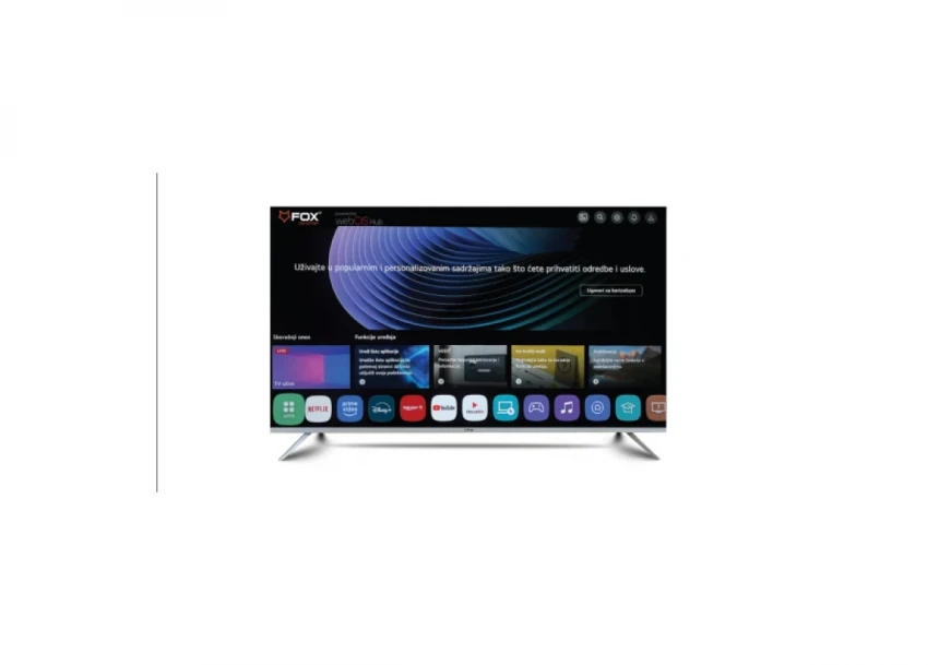 SMART LED TV 75 FOX 75WOS626D 3840x2160/UHD/4K/ATV/DTV-C/T/T2/S/S2 webOS