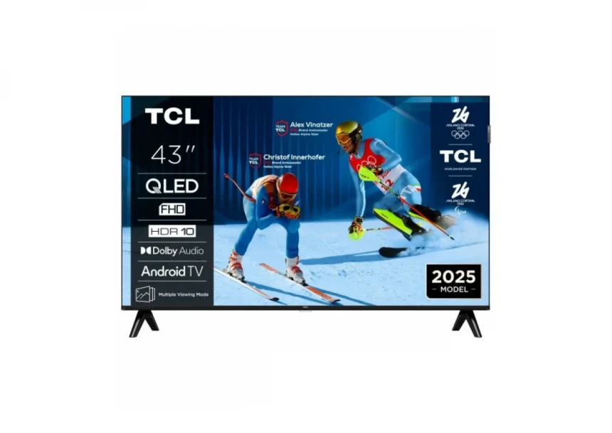 SMART QLED TV 43 TCL 43S5K  1920x1080/Full HD/DVB-T2/C/...