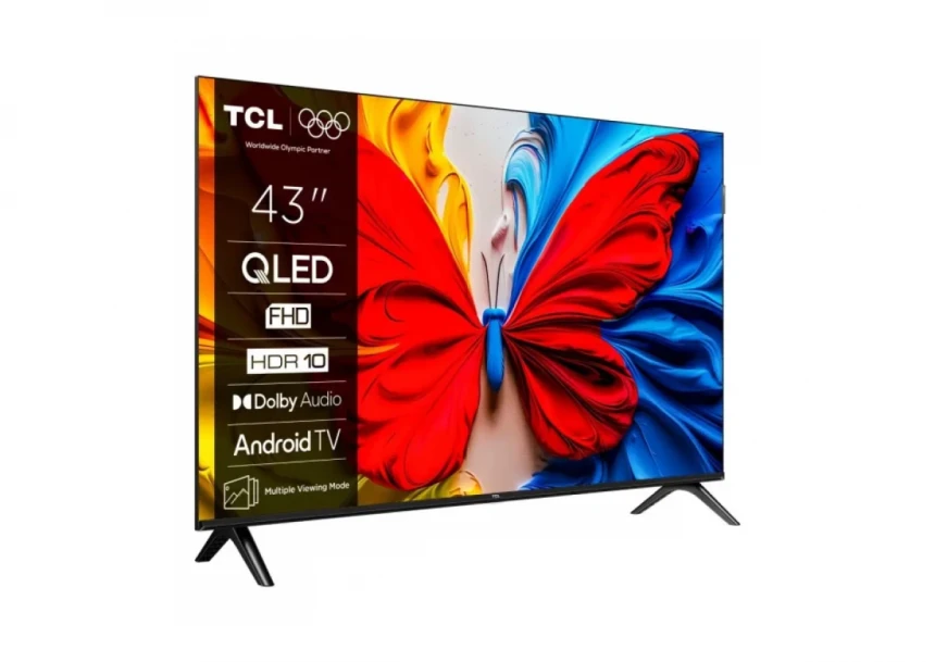 SMART QLED TV 43 TCL 43S5K  1920x1080/Full HD/DVB-T2/C/S2/Android TV