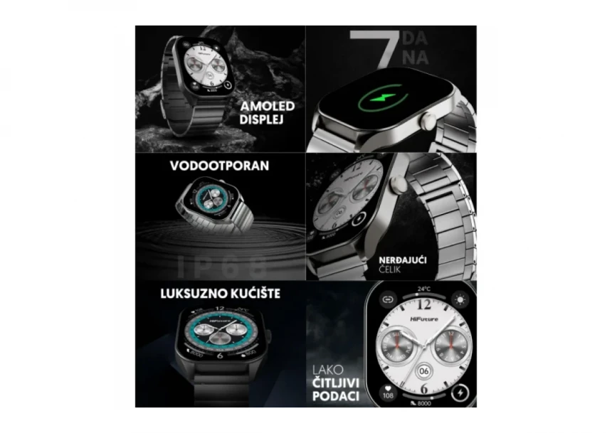 Smart Watch Hifuture Fit Apex Silver
