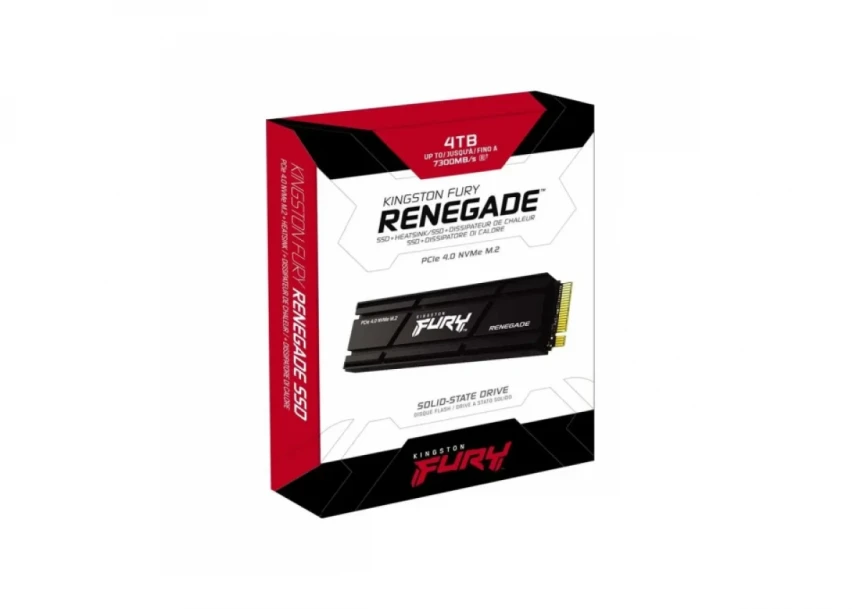 SSD M.2 NVMe 4TB Kingston FURY Renegade SFYRDK/4000G 7300MBs/7000MBs