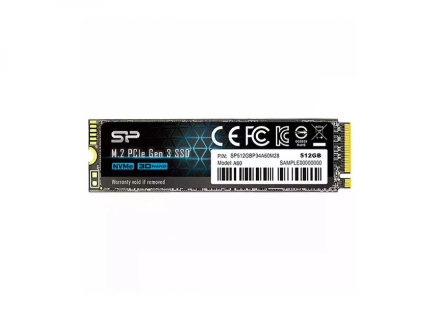 SSD M.2 NVME 512GB SiliconPower SP512GBP34A60M28 A55 22...