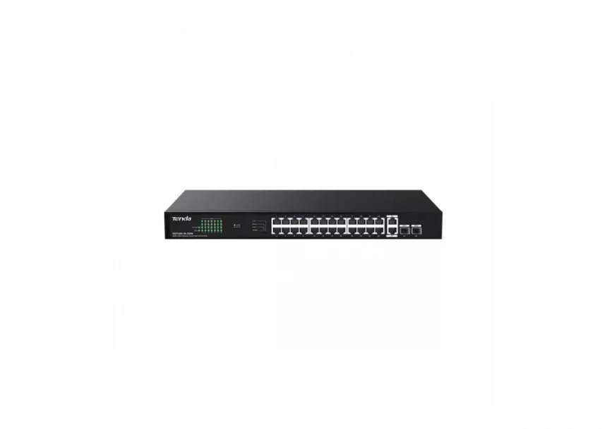 Svič 10/100/1000 26-port + 2SFP Tenda TEG1128P-24-250W/...