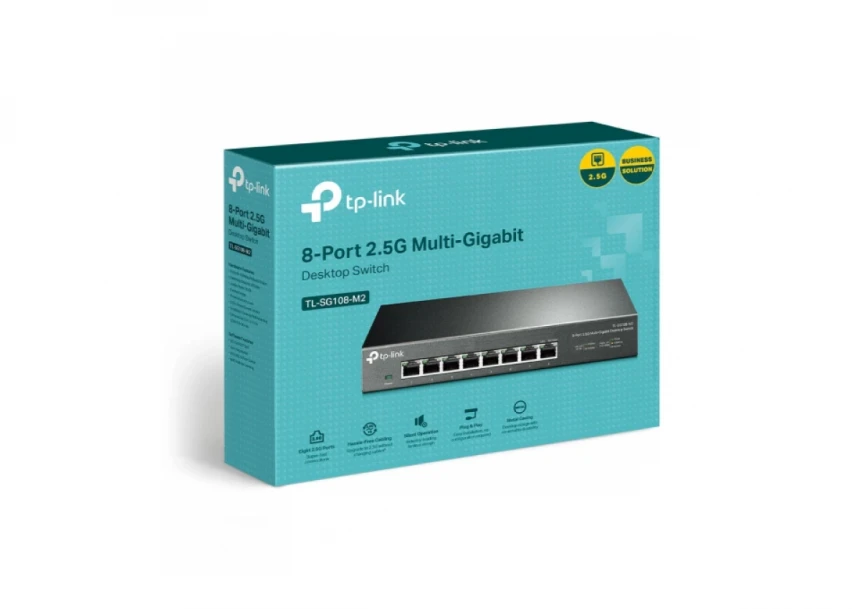 Svič 10/100/1000 8-port TP-Link TL-SG108-M2