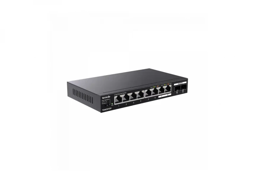 Svič 2.5Gbps 8-port Tenda TEM2010X Metal case/2x10G SFP+