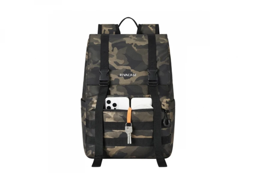 Torba za Laptop 15.6  Rivacase Sherwood Roltop 7621/braon camo