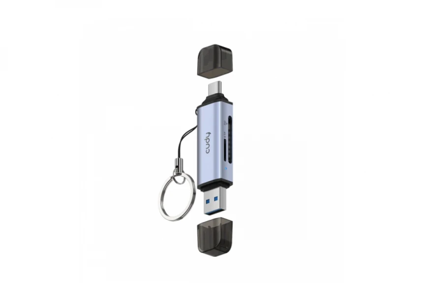 USB 3.0 čitač kartica Cudy 2u1 Dual SD/TF UH200